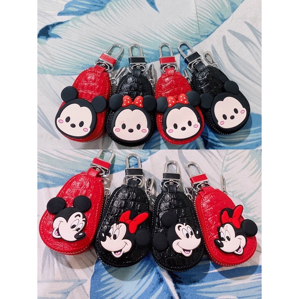 DOMPET IMPOR // Gantungan kunci mobil motor mickey mouse minnie mouse