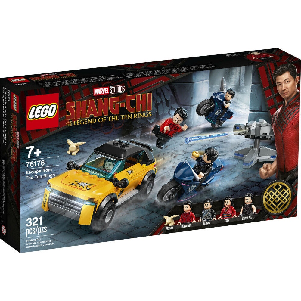 LEGO Marvel Shang-Chi - 76176 Escape from The Ten Rings Set Studios Superheroes Series Building Kid 
