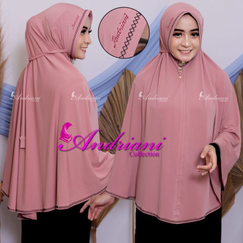 Hijab Andriani zig-zag