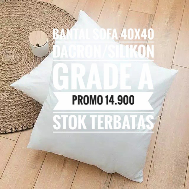 Sofa-Bantal- Isi Bantal Sofa /Kursi /Cushion 40X40 -Bantal-Sofa.