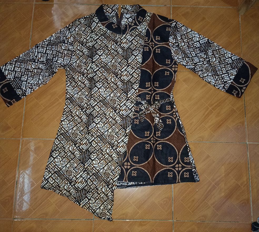 Maura Couple - Sania Ruffle Batik Couple Ori Ndoro Jowi Garansi Termurah Shopee - [bisa Cod]