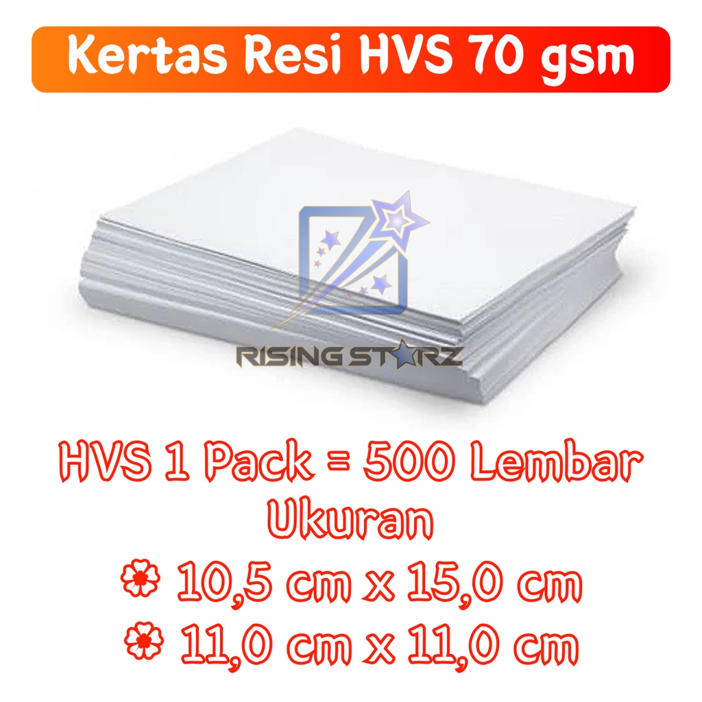 

Kertas HVS Resi Online A6 500 Lembar