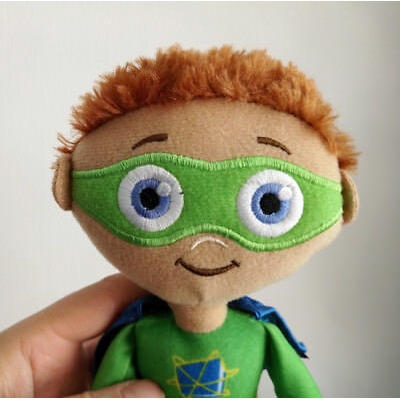 20cm Rare Learning Curve PBS Show Super Why Whyatt  Boy Kids Plush Doll Stuffed Toys