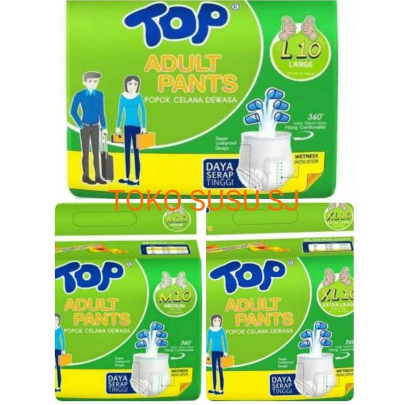 TOP ADULT PANTS M10 L10 XL10/L 10/XL 10/M 10