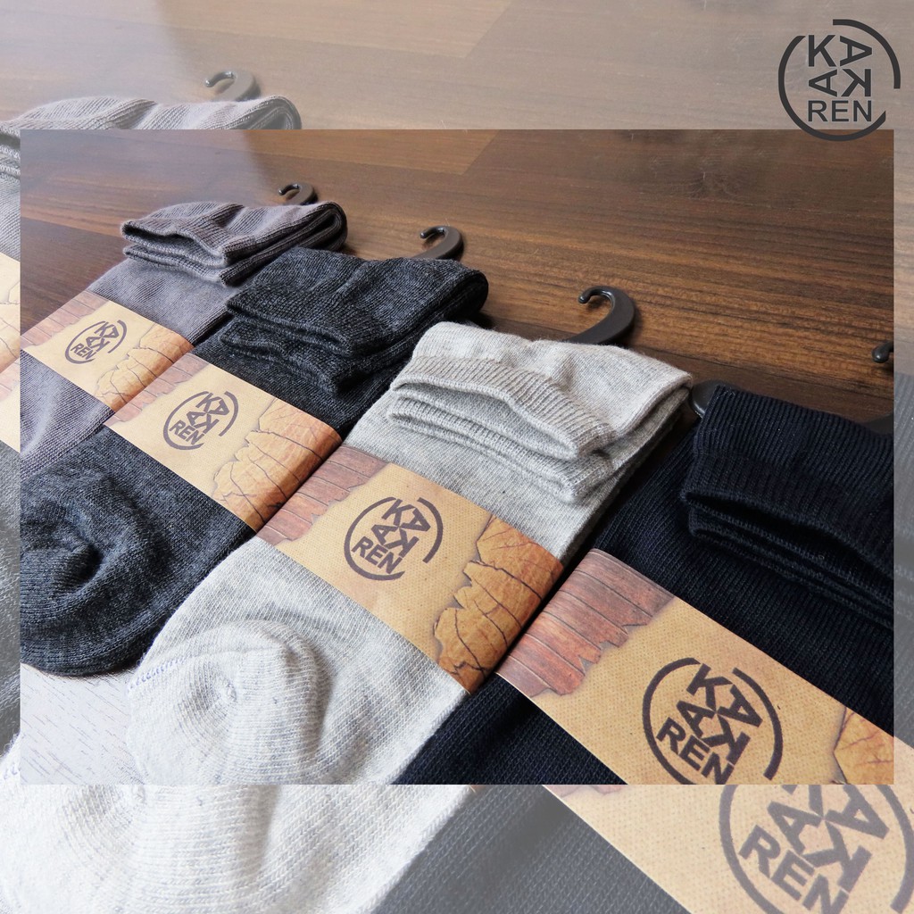 Kakaren Kaos Kaki Pendek Polos / Ankle Katun Unisex A