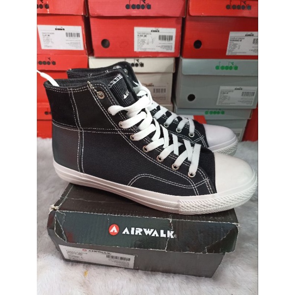 AIRWALK JEVAN Sepatu Original Pria Black/White