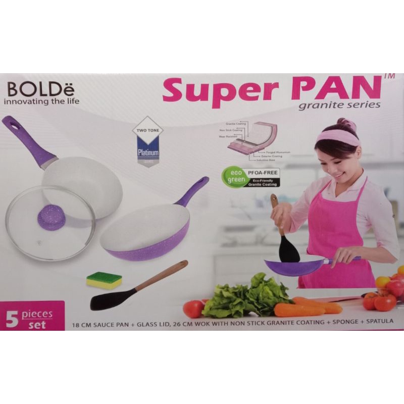 bolde super pan granite series 5pcs/1set