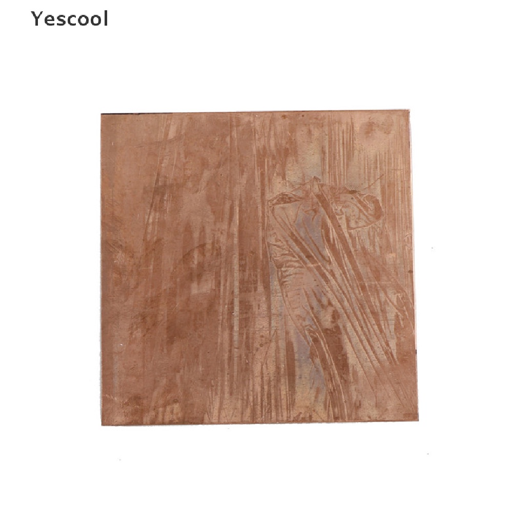 Yescool Plat Tembaga Murni 99.9% Ukuran 100x100 X 1mm