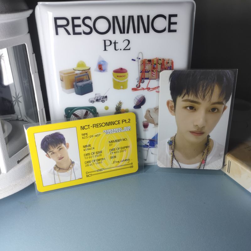 Photocard Winwin Deprature Set