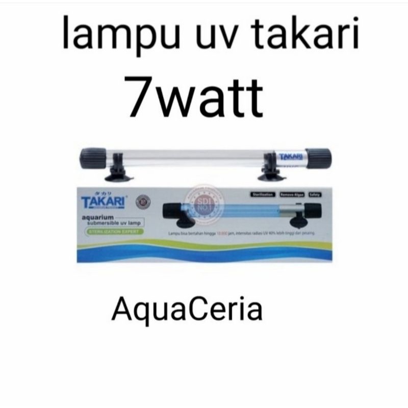 lampu takari uv 7 watt