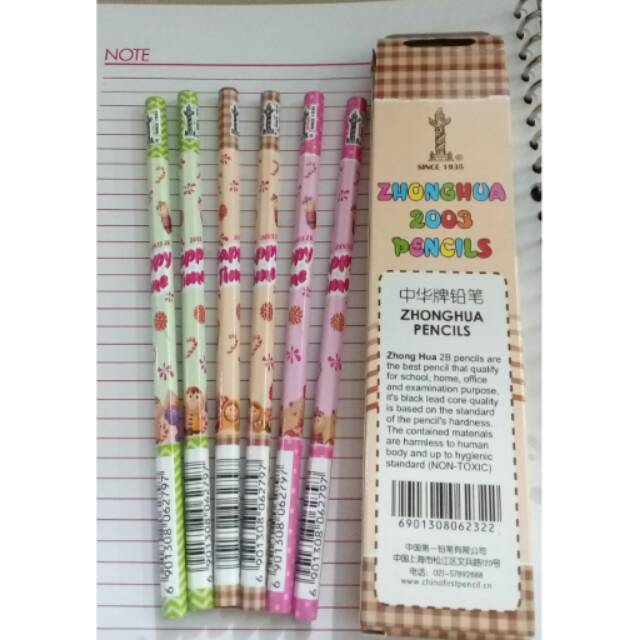 

Pensil kayu ZhongHwa 2b (2003)