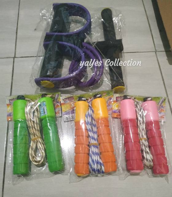 Alat fitness body stimmer gym lompat tali skipping jump rope olahraga rumah murah praktis home