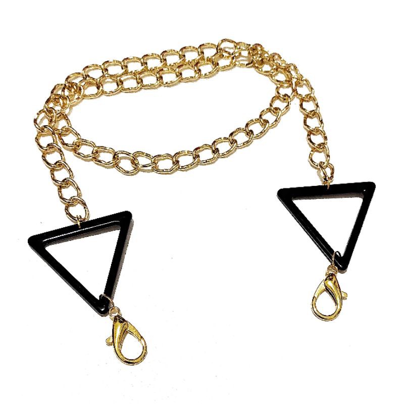 Kalung Gantungan Masker Strap Mask Hanging Korean Big Triangle Series
