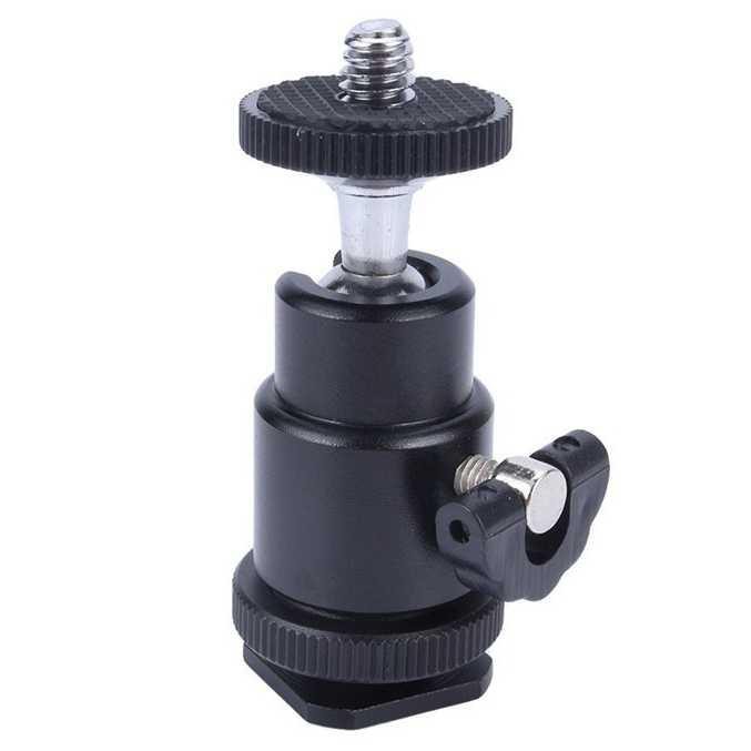 TaffSTUDIO Ball Head Kamera Hot Shoe 1/4 - QM3621 ( Mughnii )