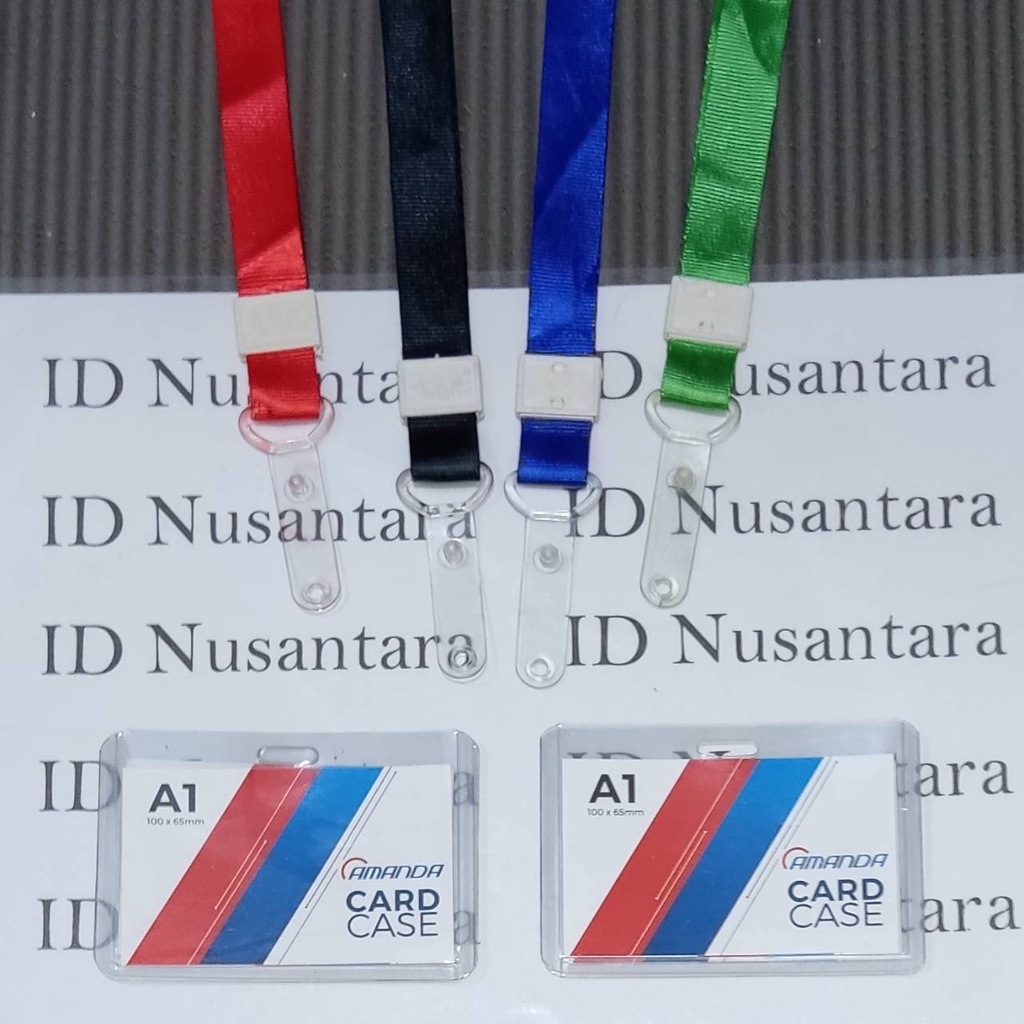 

Paket Tali 2 CM Kait Karet + ID Card Case A1