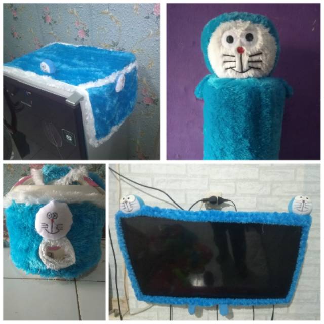 Home set GKM Plus bando tv { sarung galon. kulkas. magicom. bando tv}