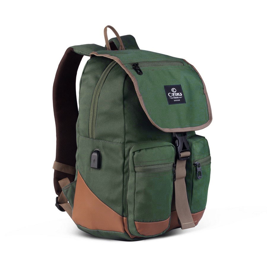 Daypack Authentic Ozone 174 - Tas Punggung Cordura - Tas Ransel Laptop + Raincover