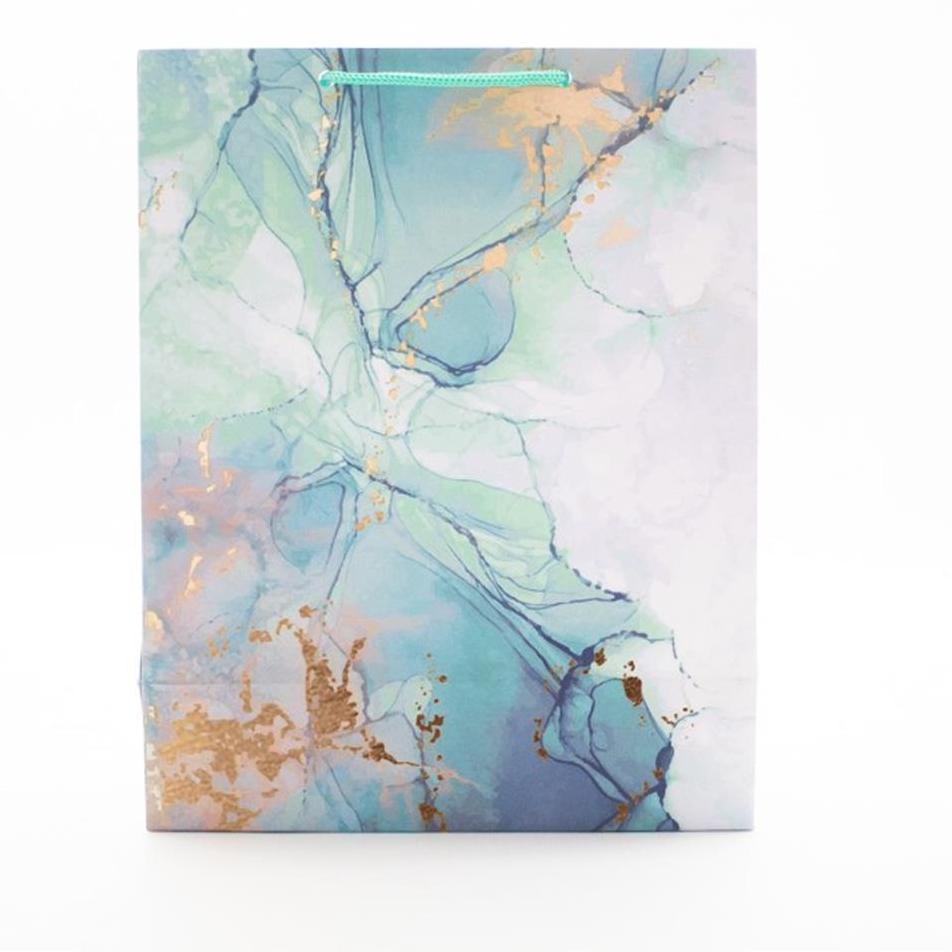 

Paket Baru Capricorn Design Paper Bag Cyan Marble isi 1 - SBM 045