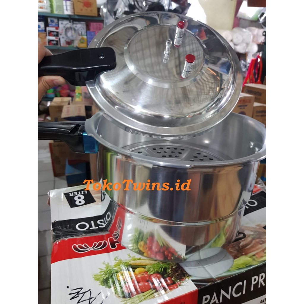 Panci Presto YAHOOD  HC 12 & 8 liter - Pressure Cooker YAHOOD HC