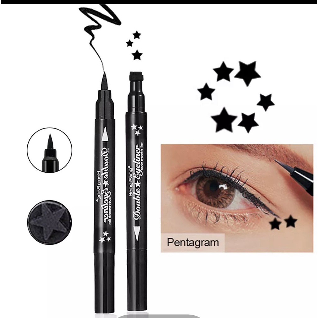 rcsbeauty - NEW ~ HENG FANG stamp eyeliner 2in1 eyeliner stamp bulan bintang love