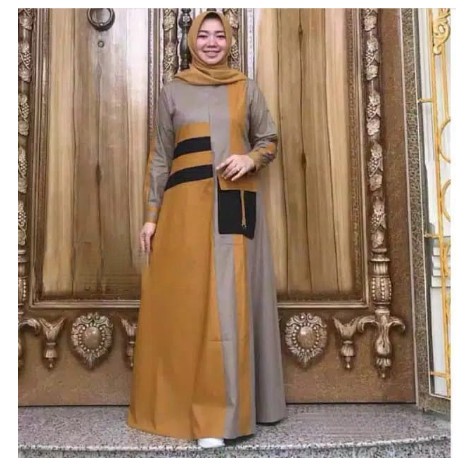 TERLARIS  [ TIDAK Bayar Ditempat ] Gaun asmara gown - gaun pesta - baju gamis muslimah