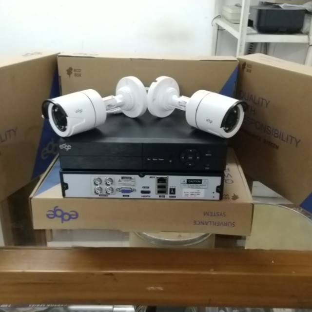 Paket murah cctv 4 kamera edge