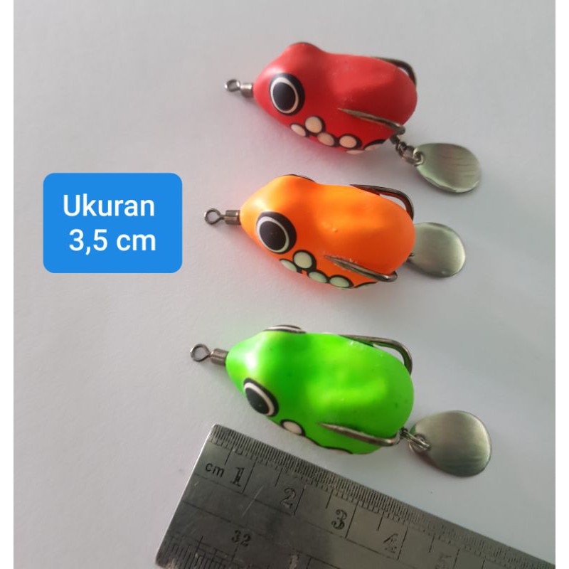 Soft frog umpan casting ikan gabus