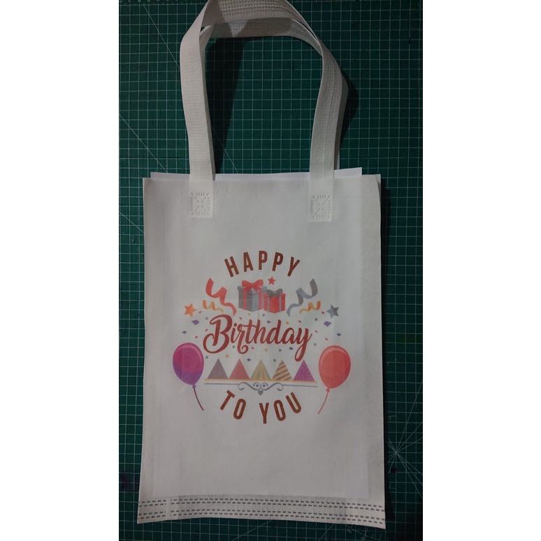 

Tas Spunbond ukuran 30 x 40 Sablon sublim