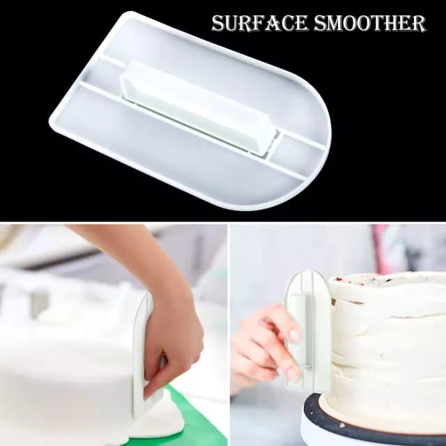 smoother polisher pemoles perata kue adonan butter cream dan fondant / Cake Smoother Alat Penghalus Dekorasi Kue Tart Polisher Icing Fondant / Plastic Cake Smoother Polisher Tools