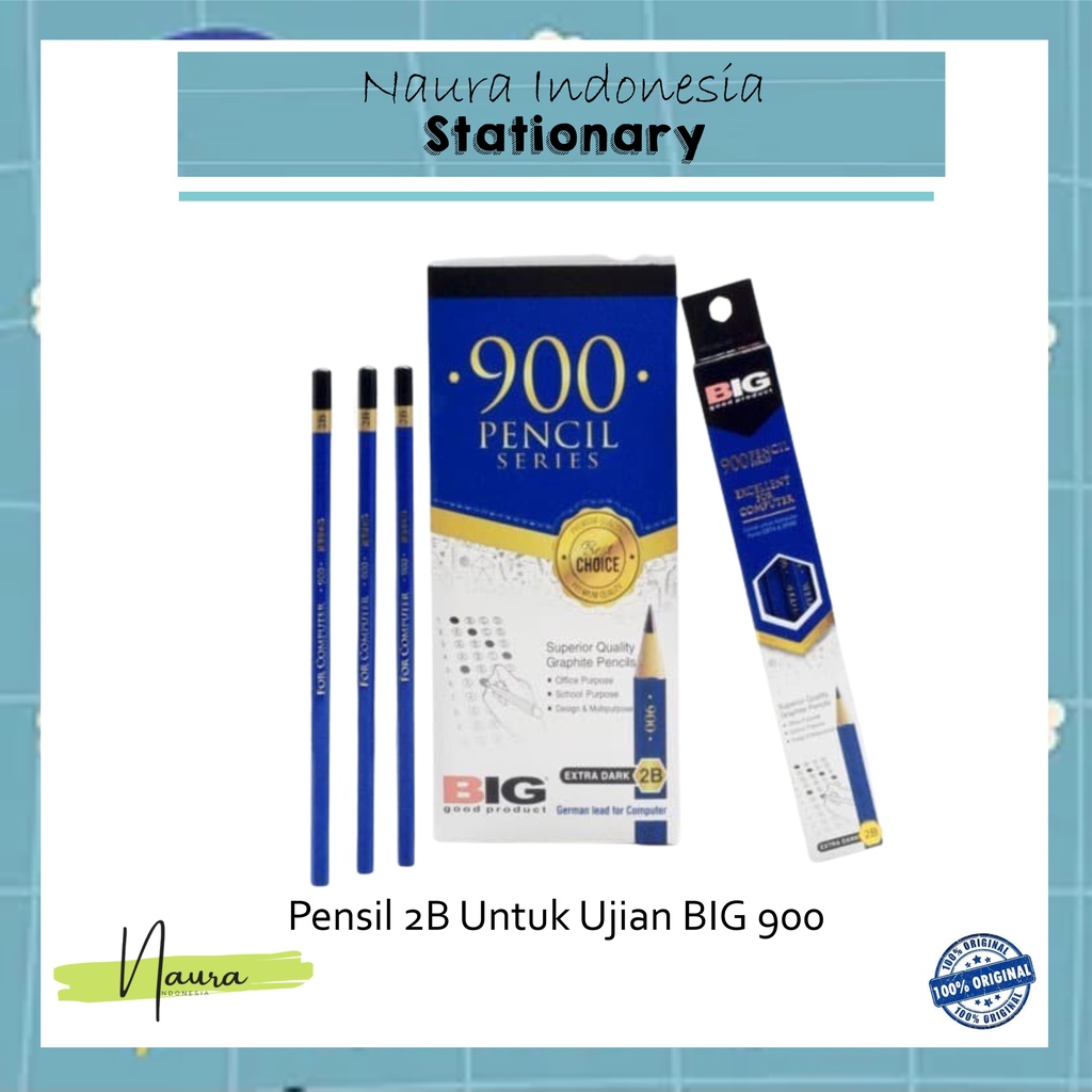 

PENSIL 2B UNTUK UJIAN BIG 900 | PENSIL 2B EXCELLENT FOR COMPUTER