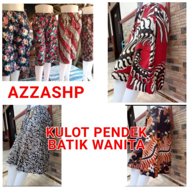 KULOT BATIK PENDEK DEWASA