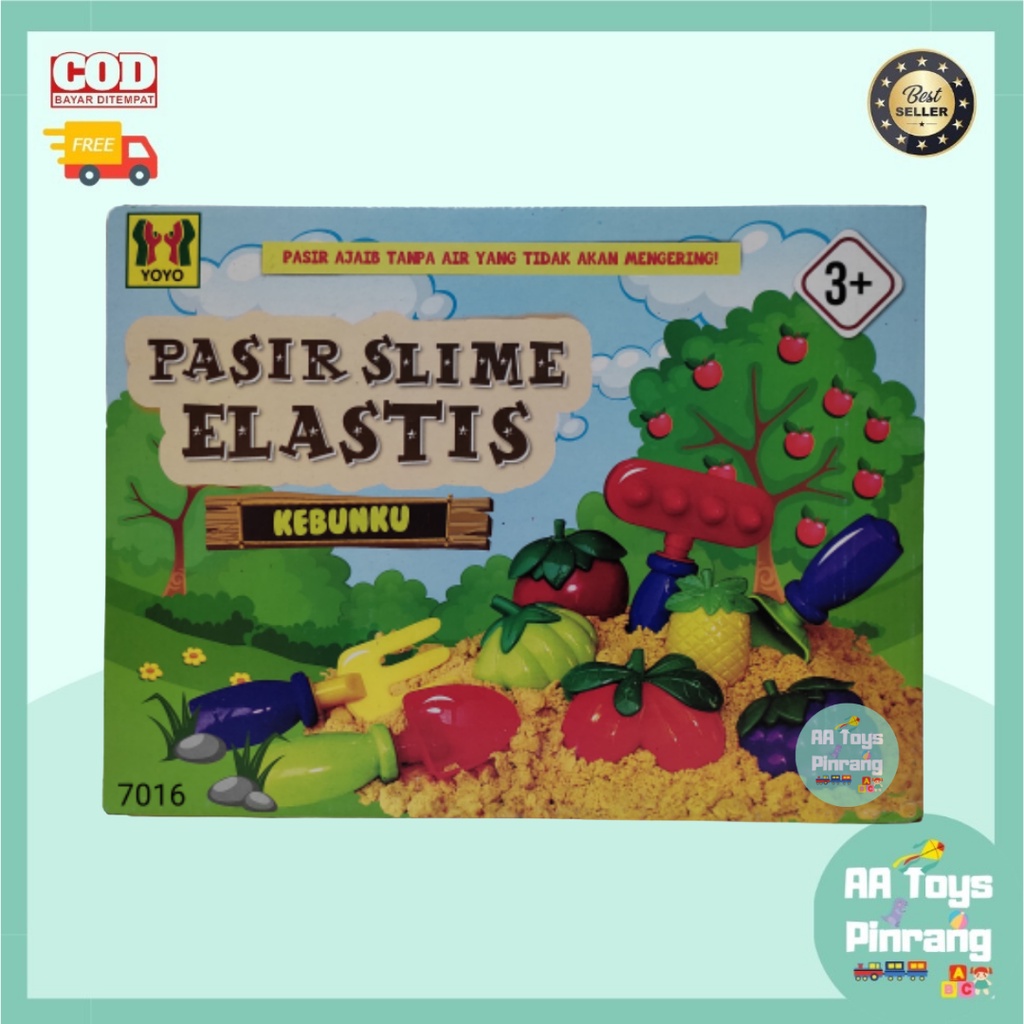 MAINAN ANAK PASIR AJAIB PASIR KINETIK SLIME ELASTIS SET