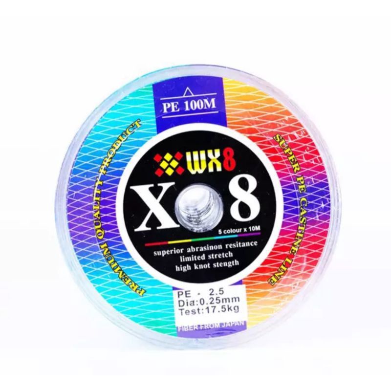 Senar pancing PE ZORRO X8 100 M Connecting