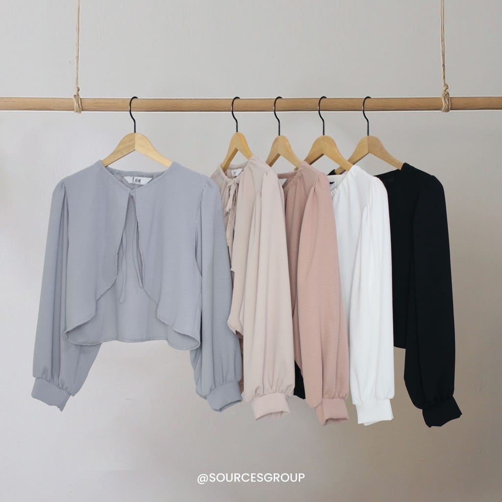 BEFAST - ZEC OOTD Cardigan perempuan HAIRA / Morina Outer CRINCLE / Outer Kekinian Remaja Wanita / Cardigan Polos Casual / Outfit Wanita Hijab / Pakaian Remaja ABG / Outer Terlaris / Trendy