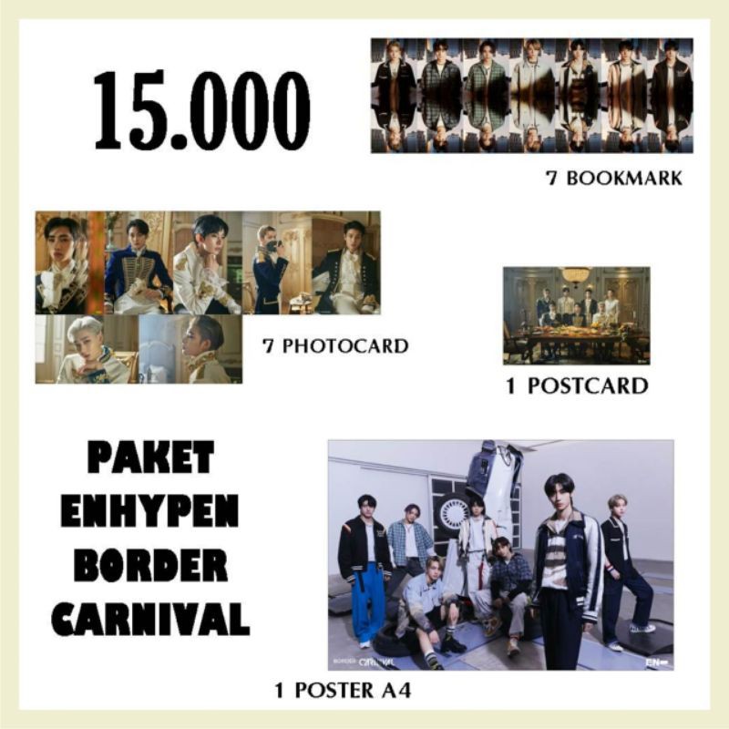 

PAKET ENHYPEN BORDER : CARNIVAL