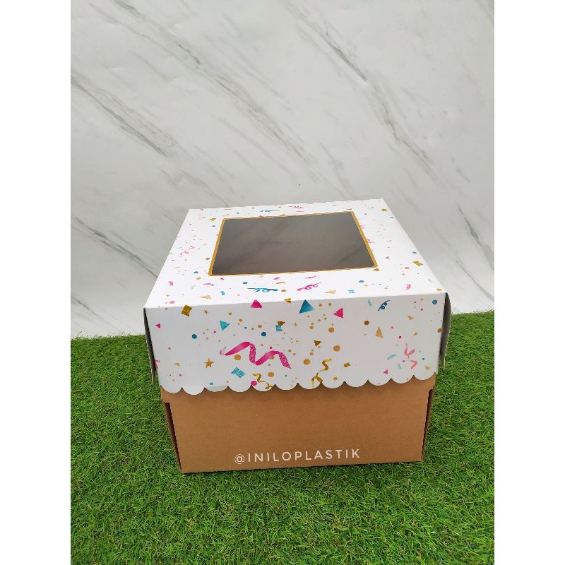 

@5pcs dus tart party 25x25x20 / Box Kue 25 Cm / Dus Tart 25 Cm