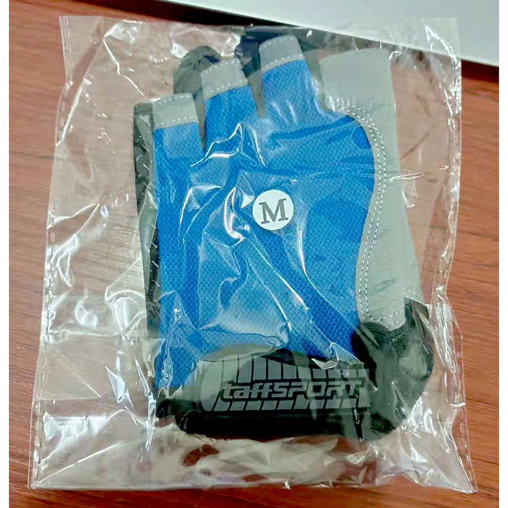 TaffSPORT Huwai Sarung Tangan Half Finger Sepeda Gym Size L