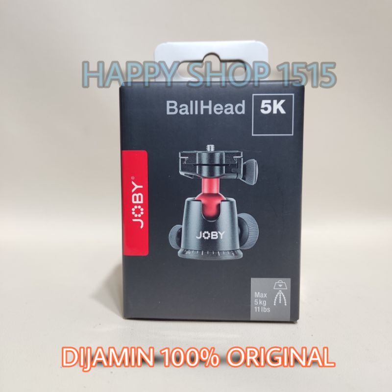 JOBY BALLHEAD 5K ORIGINAL / Ballhead Tripod for CAMERA DSLR/ Mirroless