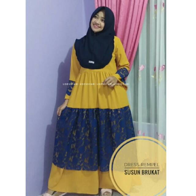DRESS REMPEL.SUSUN BRUKAT