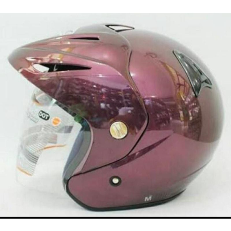 HELM INK CX 22 UNGU/PURPLE ORIGINAL 100%