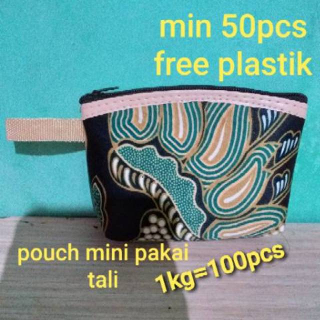 POUCH BATIK KOIN | SOUVENIR DOMPE BATIK / SOUVENIR MURAH /POUCH MINI /POUCH MINI