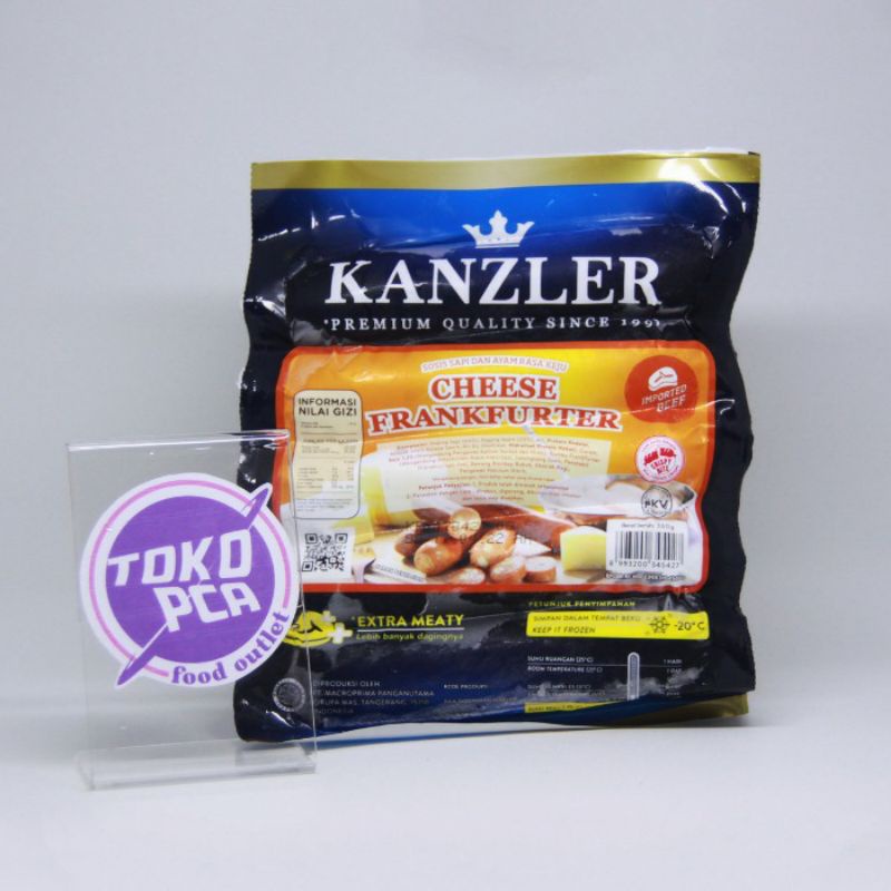

Kanzler sosis cheese Frankfurter [360 gr]