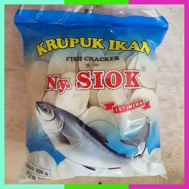 

Kerupuk Ikan Nysiok Istimewah 500Gr