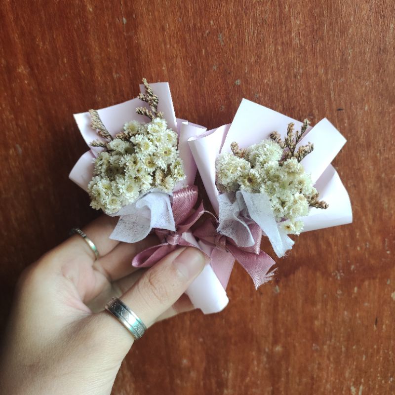 MINI DRIED BOUQUET | BUKET KECIL | BUKET MINI | SOUVENIR | DRIED FLOWER | BUKET BUNGA KERING | BUKET