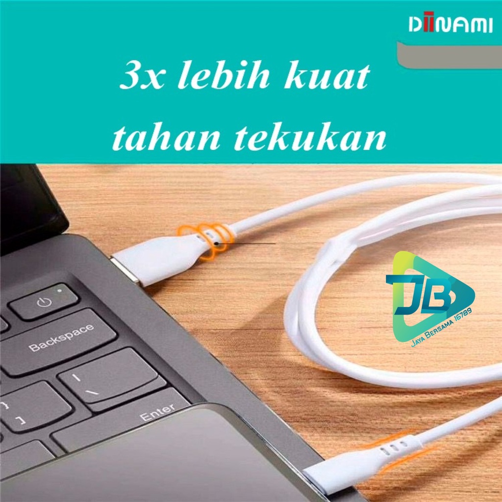 6A KABEL DATA ORIGINAL DIINAMI LIGTHING MICRO TIPE C USB FAST CHARGING QC 3.0A PENGISIAN CEPAT JB5061