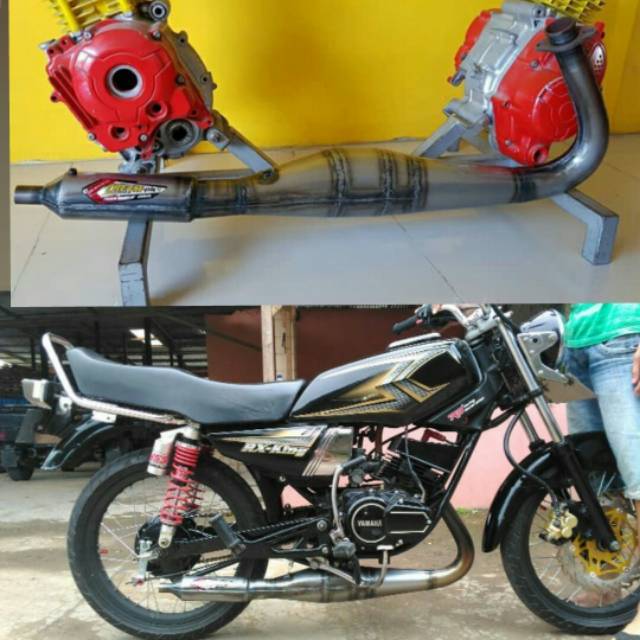 Knalpot Creampie RX King Kolong 3v3 Telo