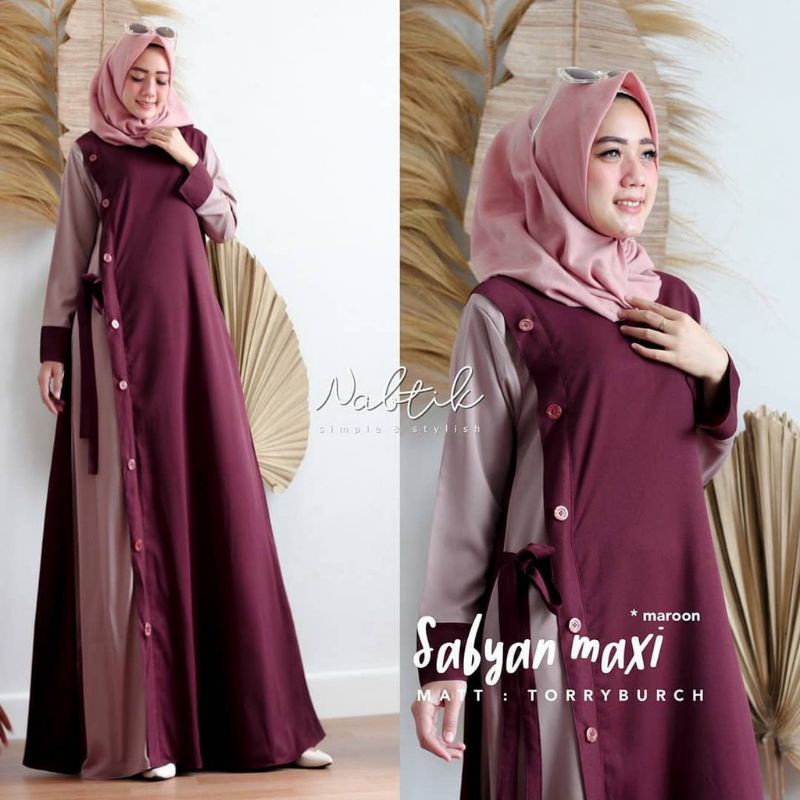 Sabyan maxi pakaian wanita fashion muslim remaja