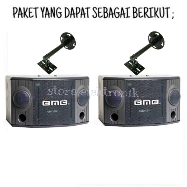 Paket Karaoke Ampli BMB DA 1600 SE Dan Speaker BMB CS 750 R Full set BMB