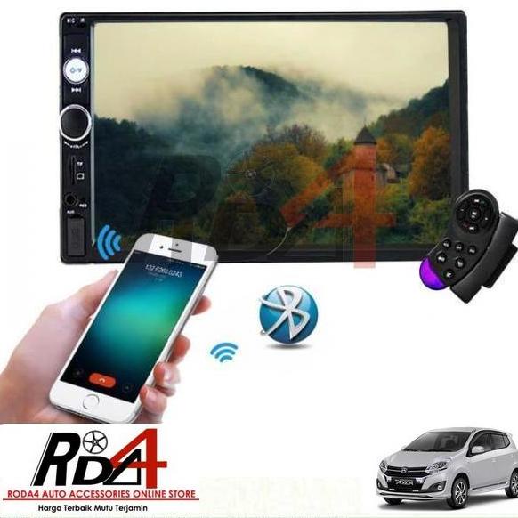 Tape Mobil Head Unit Double Din Mirror Link Android NEW Ayla 2017 rod4 Buru Order
