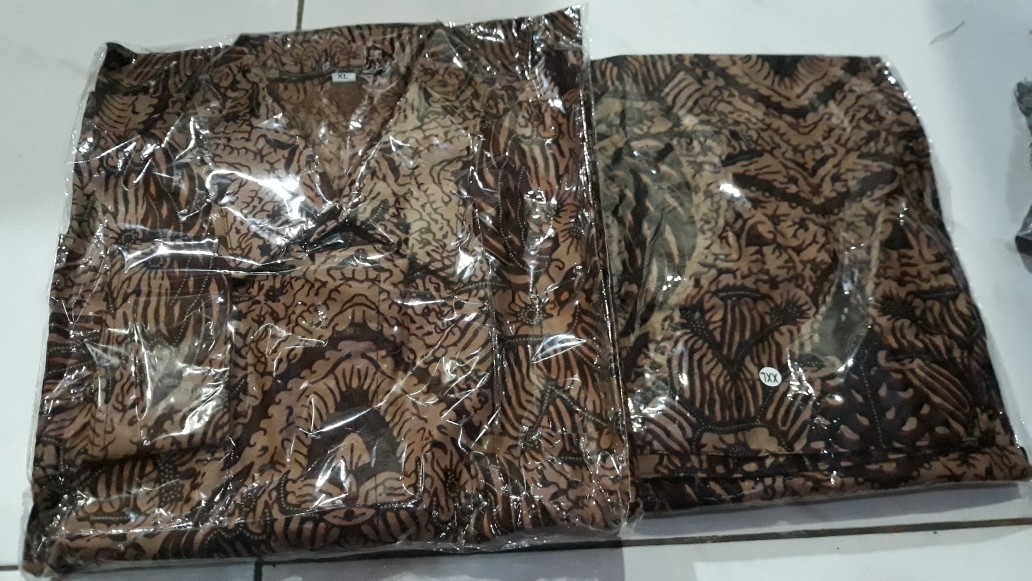 Couple Rok Batik Kemeja Batik Pria Lengan Panjang Primisima Kualitas Super